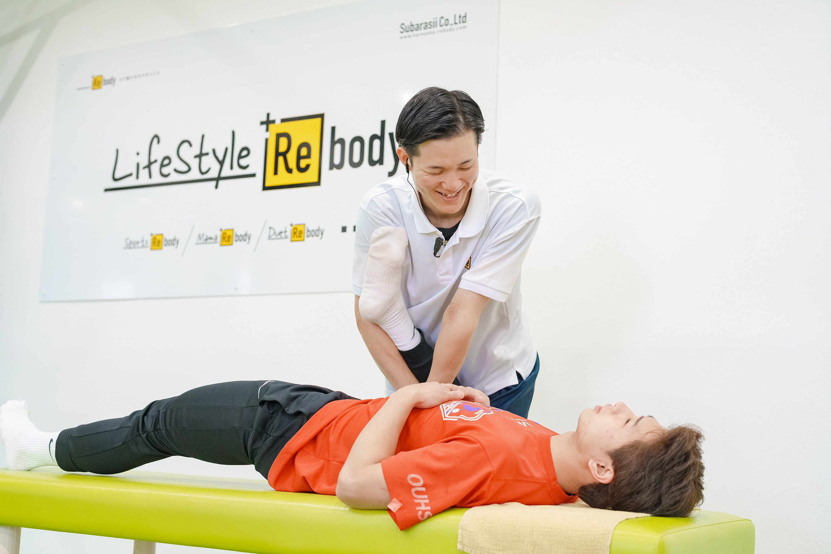 施術をしている写真