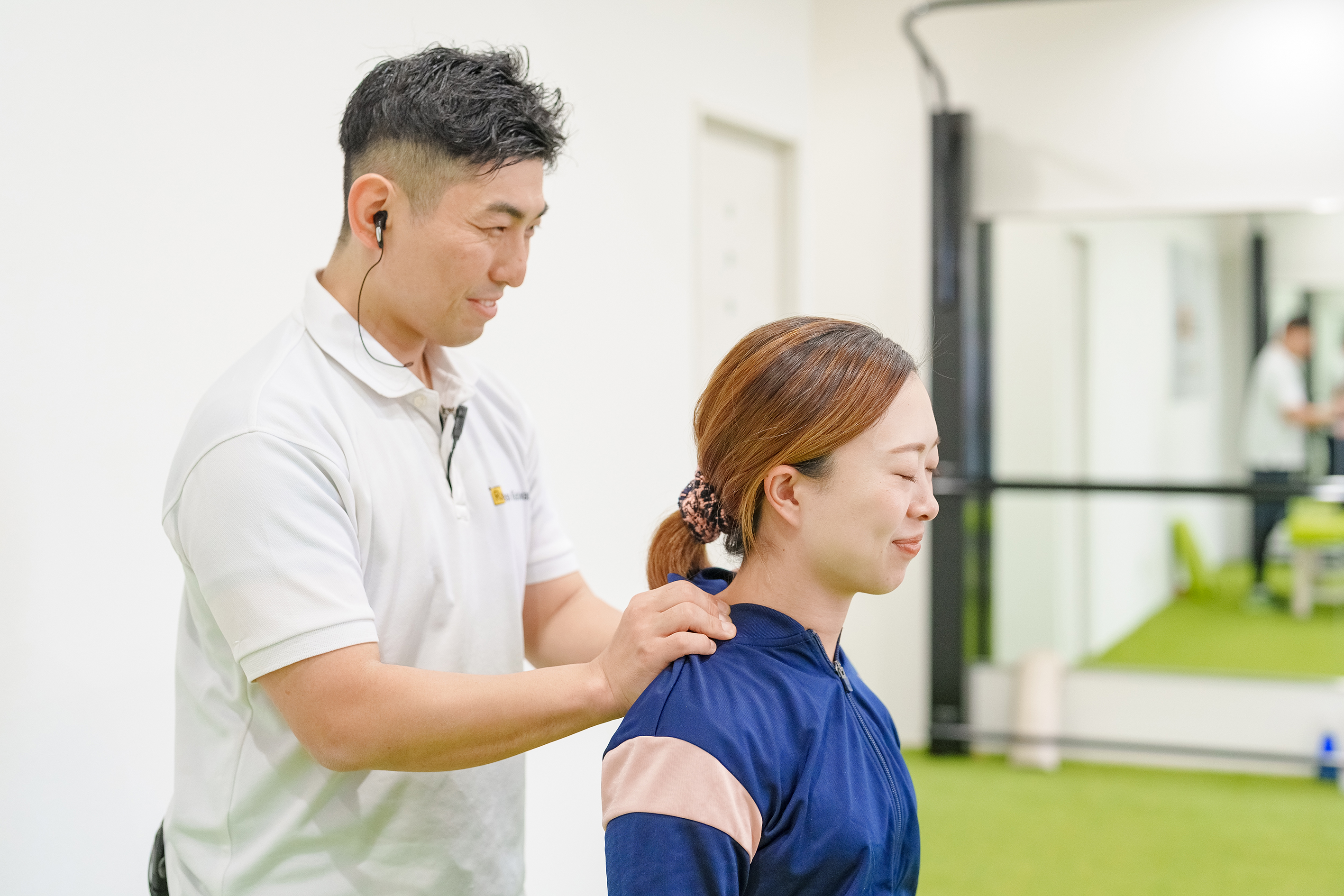 施術をしている写真